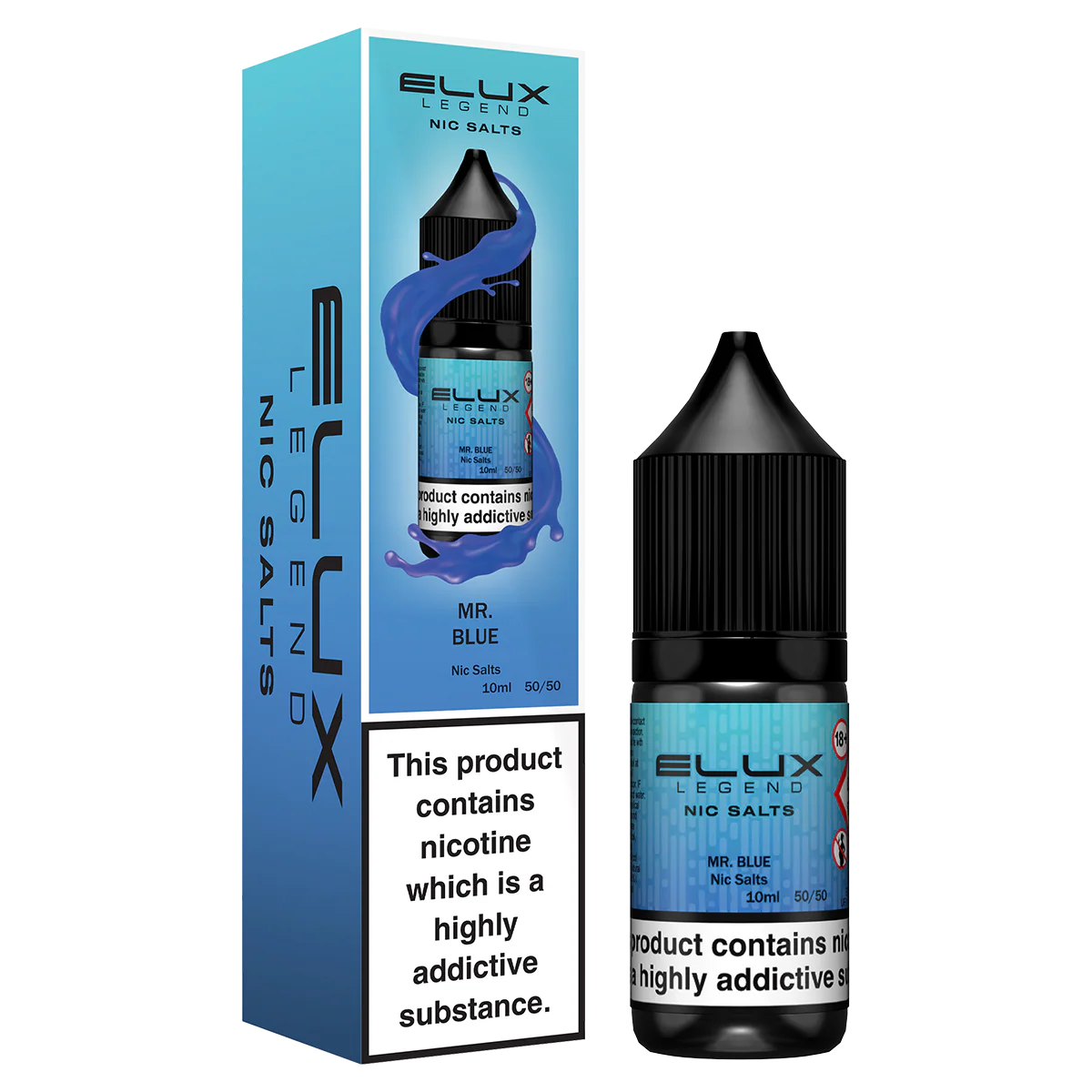ELUX NIC SALTS 10MG MR.BLUE