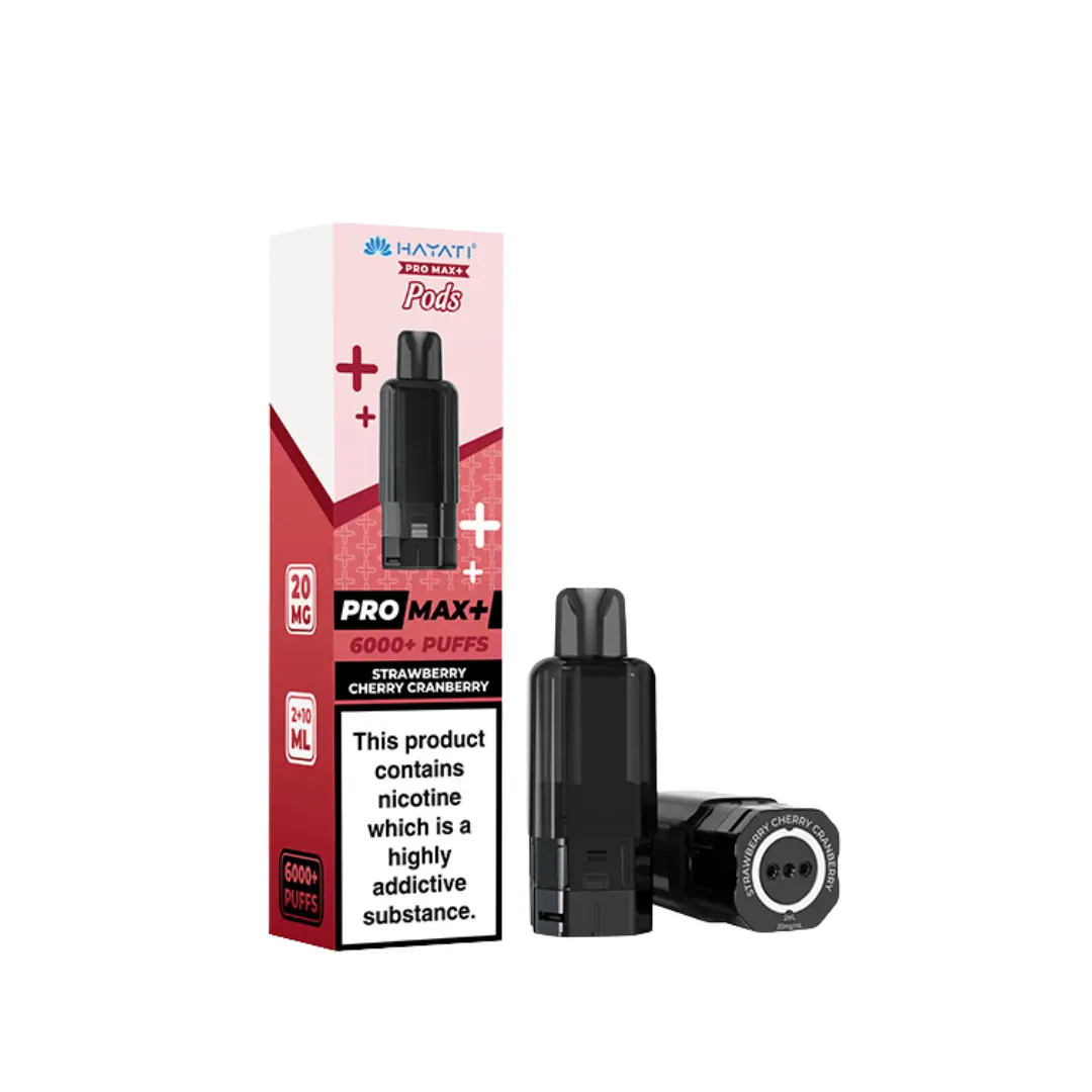 HAYATI PRO MAX PLUS 6K KIT STRAWBERRY CHERRY CRANB
