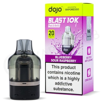 VAPORESSO DOJO 10K KIT BLUEBERRY SOUR RASPBERRY