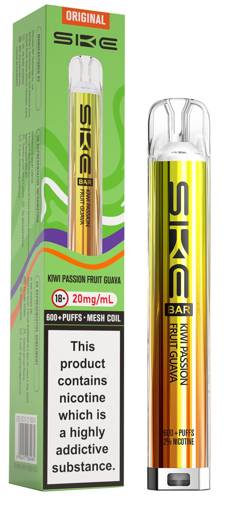 SKE CRYSTAL 600 POD KIT KIWI.PASS.GUAVA