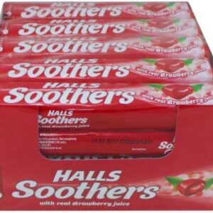 HALLS SOOTHERS STRAWBERRY