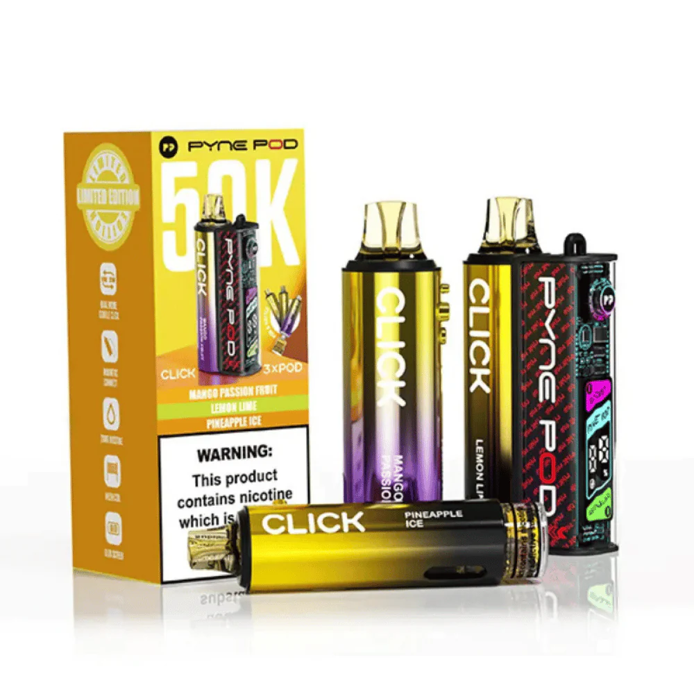 PYNE POD CLICK 50K KIT YELLOW EDITION