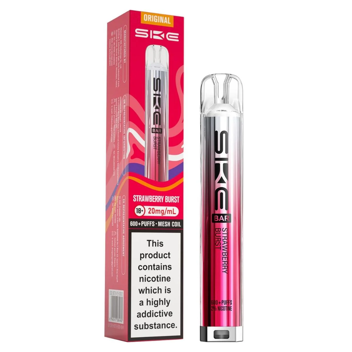 SKE CRYSTAL 600 POD KIT STRAWBERRY BURST