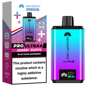 HAYATI PRO ULTRA PLUS 25K PODS BLUE SOUR RASPBERRY