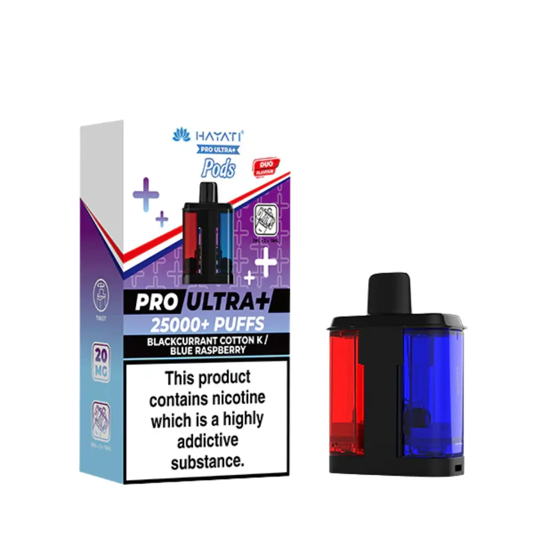 HAYATI PRO ULTRA PLUS 25K POD KIT BLACKCURRENT COT