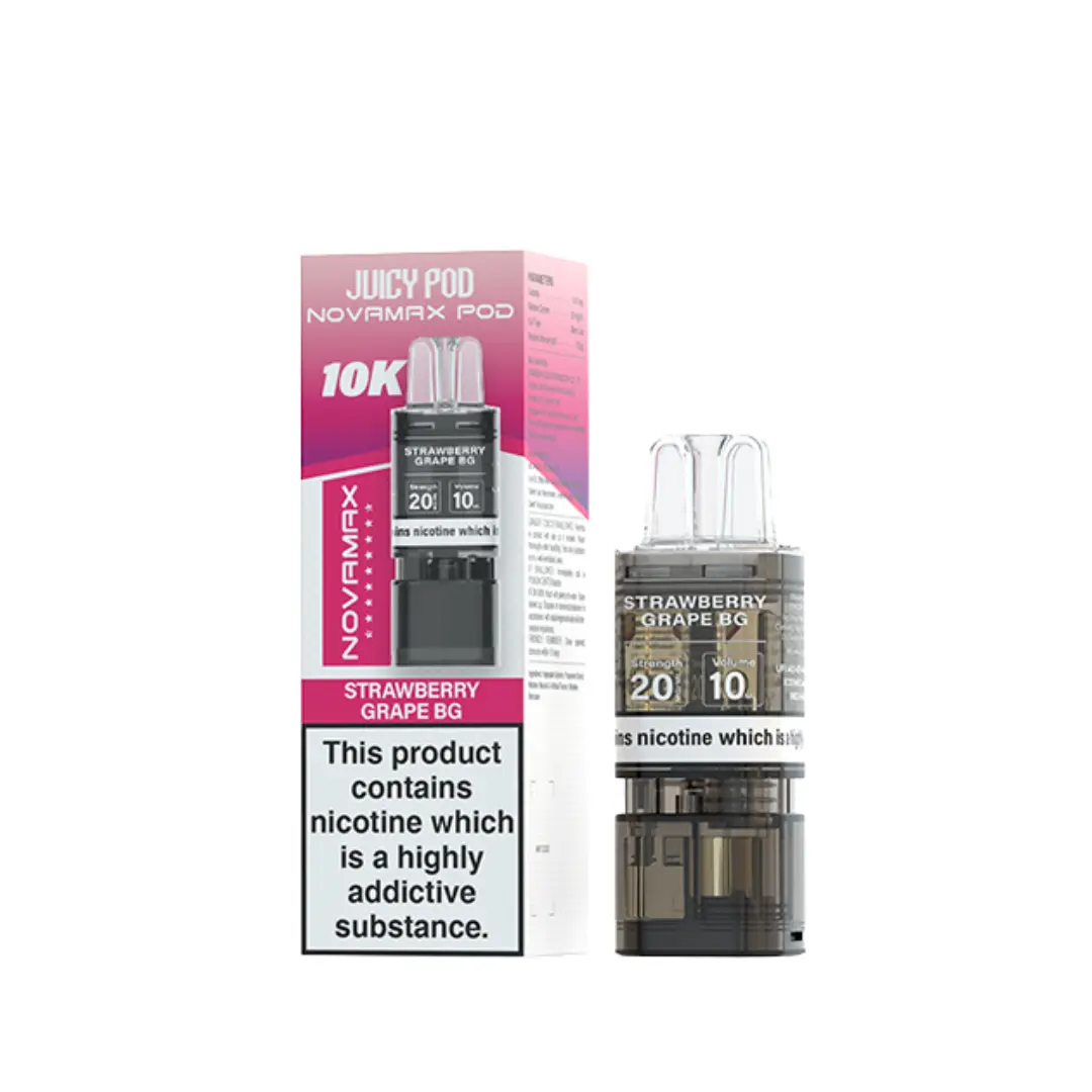 JUICY POD REFILL 10K STRAWBERRY GRAPE BG