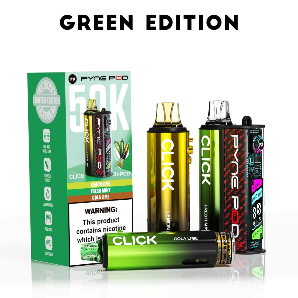 PYNE POD CLICK 50K KIT GREEN EDITION