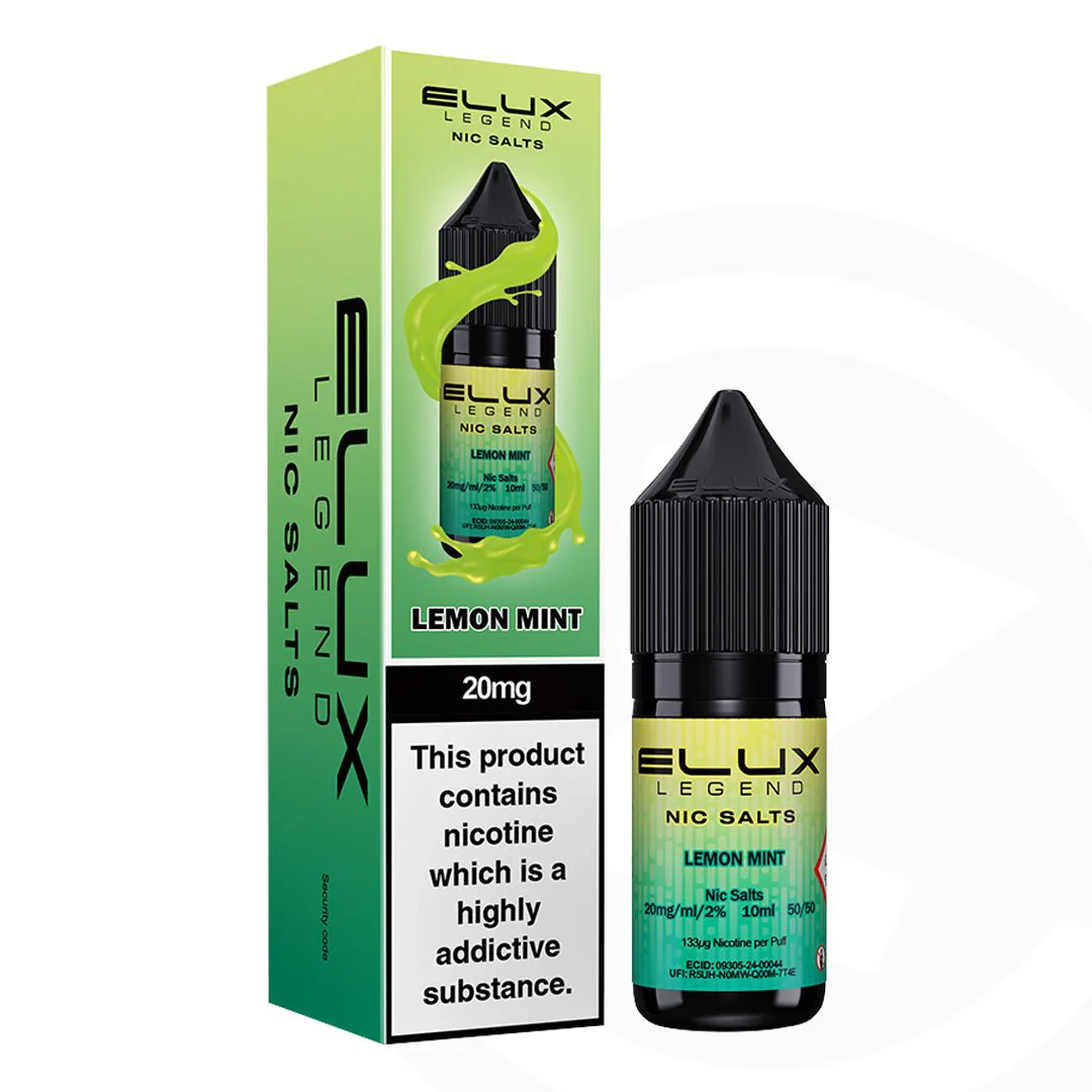 ELUX NIC SALTS 20MG LEMON MINT
