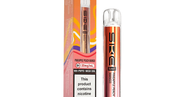 SKE CRYSTAL 600 POD KIT PINEAPPLE PEACH MANGO
