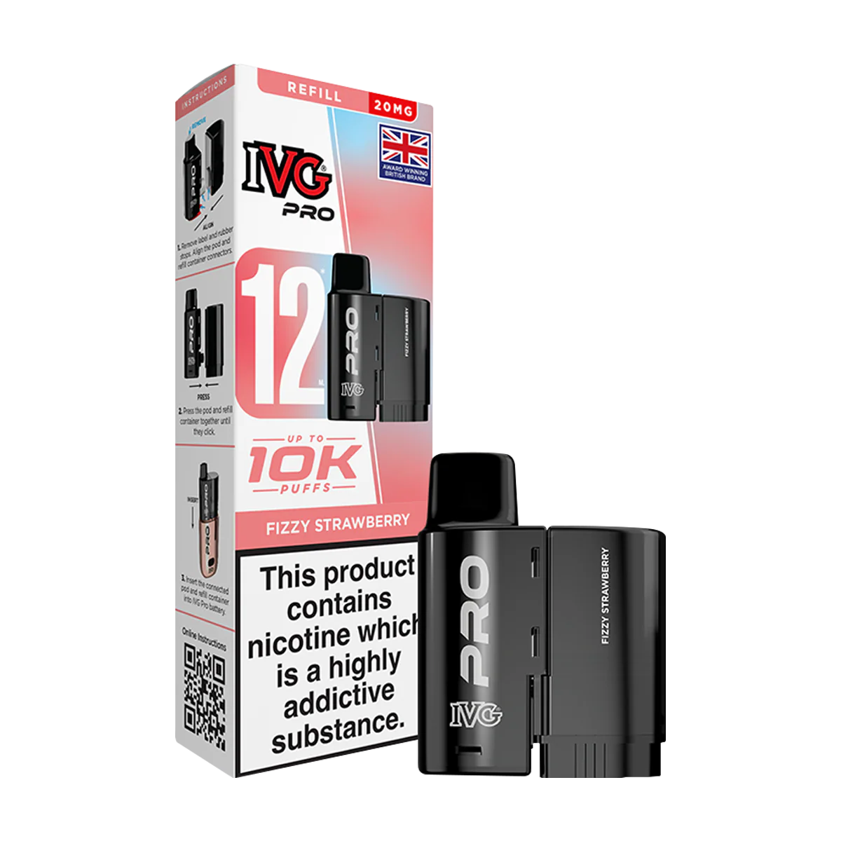 IVG PRO 10K KIT FIZZY STRAWBERRY