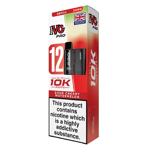 IVG PRO 10K PODS SOUR CHERRY WATERMELON