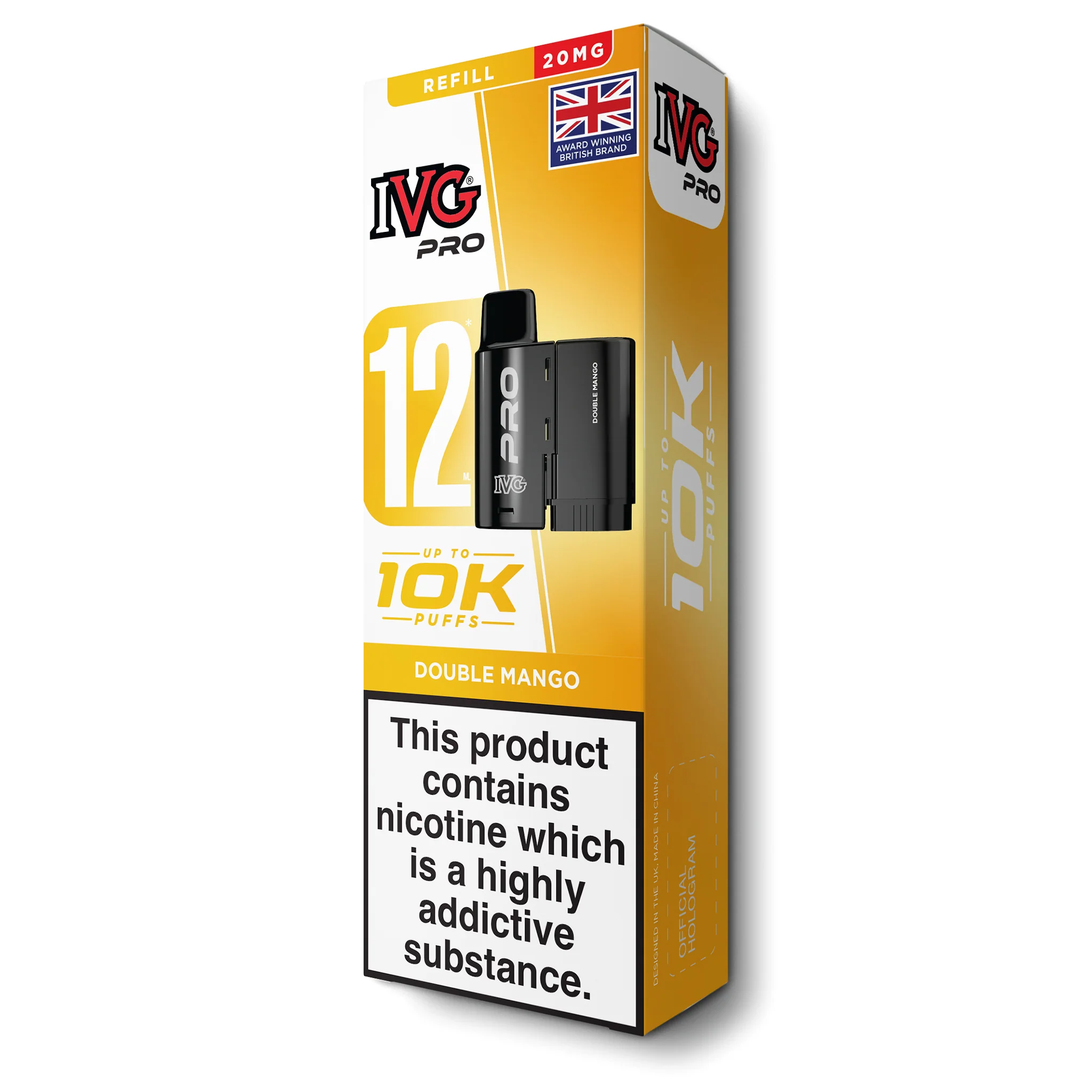 IVG PRO 10K PODS DOUBLE MANGO