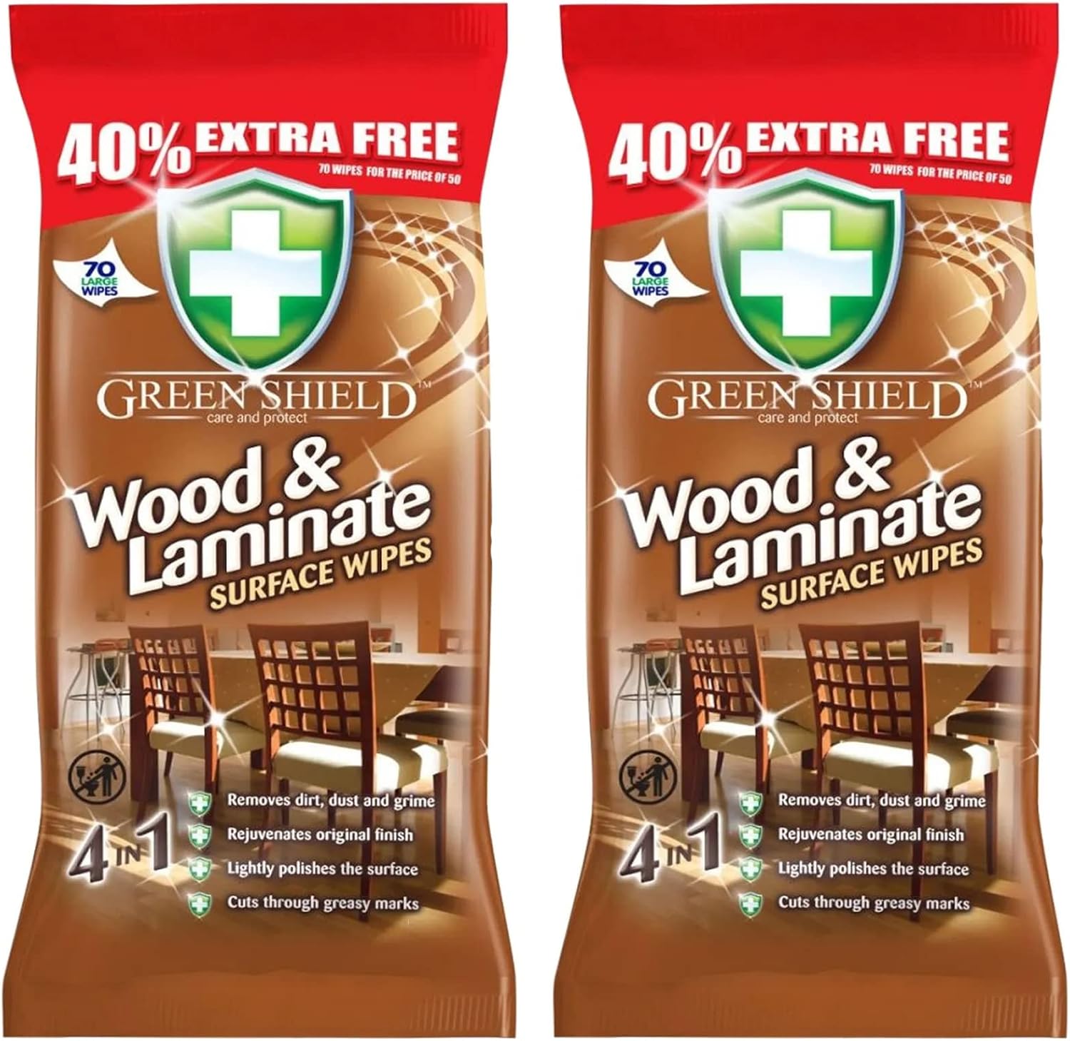 GREENSHIELD WIPE WOOD & LAMINATE