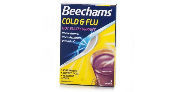 BEECHAM COLD & FLU BLACKCURRANT