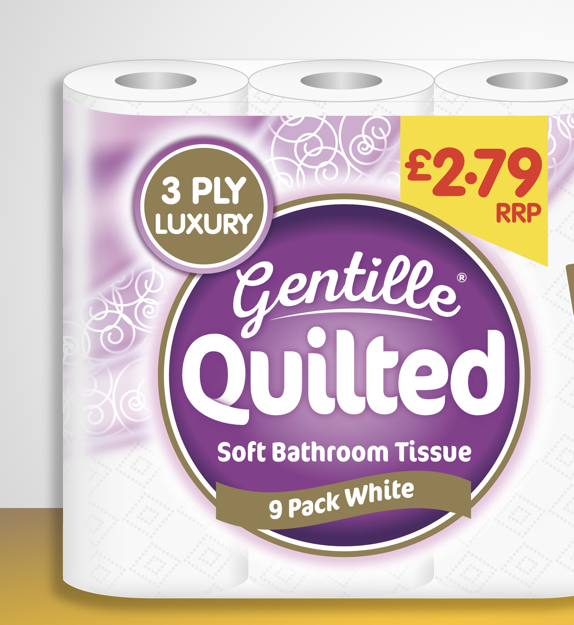 GENTILLE QUILTED 9 PACK - PM£2.79