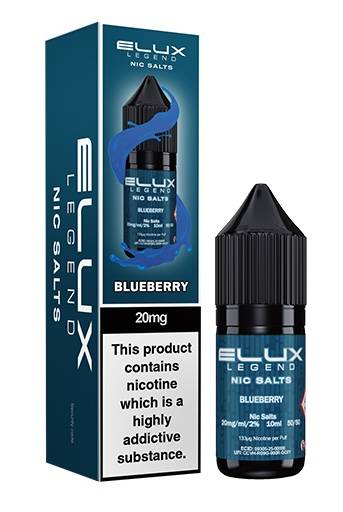 ELUX NIC SALTS 20MG BLUEBERRY