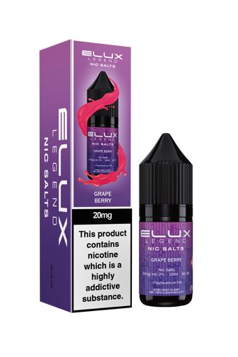 ELUX NIC SALTS 20MG GRAPE BERRY