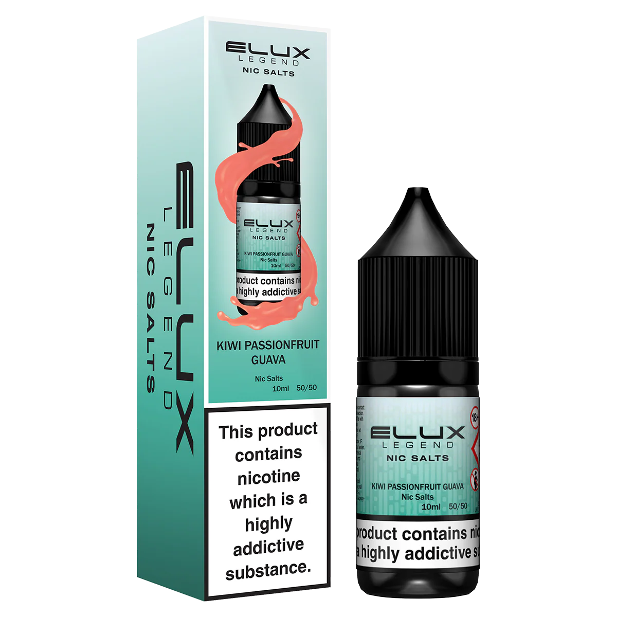 ELUX NIC SALTS 10MG KIWI PASSIONFRUIT GUAVA