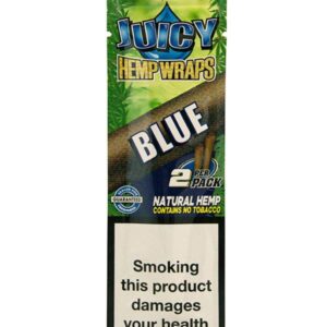 JUICY JAYS HEMP WRAPS BLUE 2PK