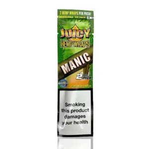 JUICY JAYS HEMP WRAPS MANIC 2PK