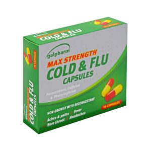 GALPHARM COLD & FLU CAPSULES MAX 16'S