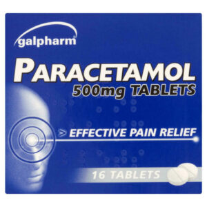 GALPHARM PARACETAMOL 500MG TABLETS 16S