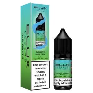 ELUX NIC SALTS 10MG BLUEBERRY BUBBLEGUM