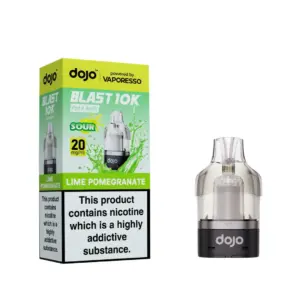 VAPORESSO DOJO 10K PODS LIME POMERGRANATE