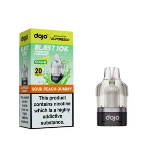VAPORESSO DOJO 10K PODS SOUR PEACH GUMMY