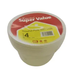 EV MICRO 4OZ ROUND POTS+LIDS