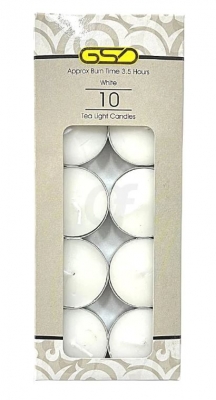 CANDLES WHITE T-LIGHT GSD