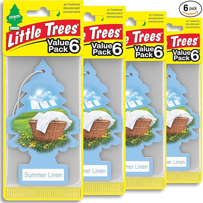 LITTLE TREES CAR AIR FRESHENER SUMMER COTTON