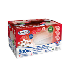 SATCO PLASTIC CONTAINER WITH LID