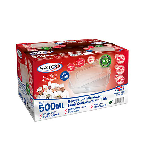 SATCO PLASTIC CONTAINER WITH LID