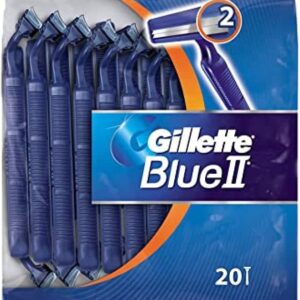 GILLETTE BLUE II DISP. RAZORS 5'S CARD