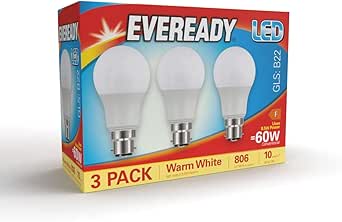 EVEREADY LED B22 806LM