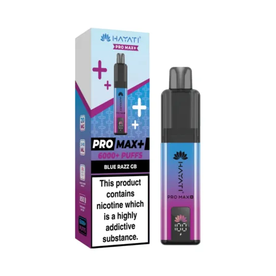 HAYATI PRO MAX PLUS 6K KIT BLUE RAZZ GB