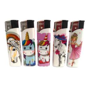 GSD ELECTRONIC UNICORN DESIGN LIGHTERS