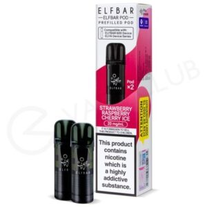 ELFBAR 600 POD STRAW.RASP.CHERRY ICE