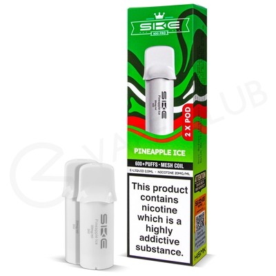 SKE CRYSTAL 600 POD PINEAPPLE ICE