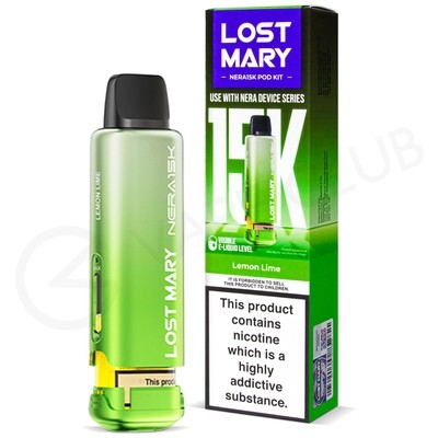 LOST MARY 15K POD LEMON & LIME 1X5