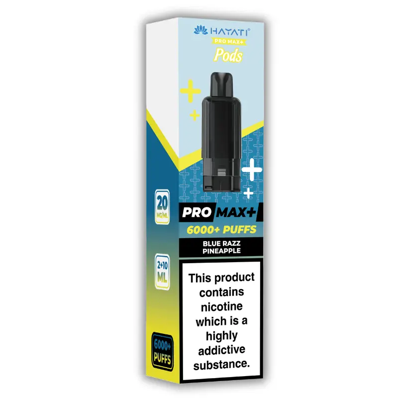 HAYATI PRO MAX 6K PODS BLUE RAZZ PINEAPPLE