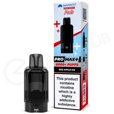 HAYATI PRO MAX 6K PODS RED APPLE ICE