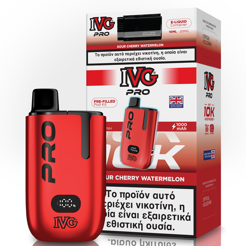 IVG PRO 10K KIT SOUR CHERRY WATERMELON
