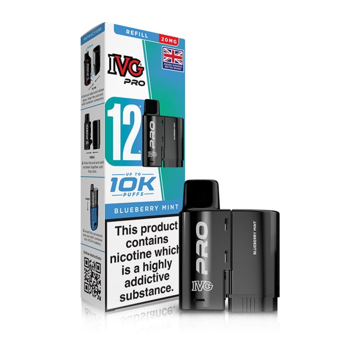 IVG PRO 10K KIT BLUEBERRY MINT