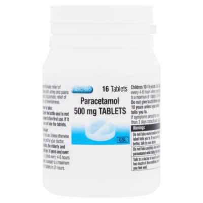 ASPAR TUBS PARACETAMOL 500MG TABLETS