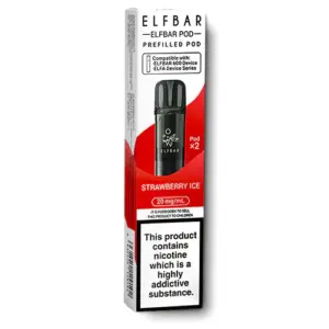ELFBAR 600 POD STRAWBERRY ICE