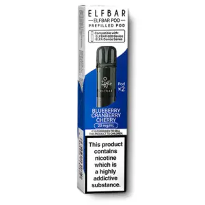 ELFBAR 600 POD KIT BLUEBERRY CRANBERRY CHERRY