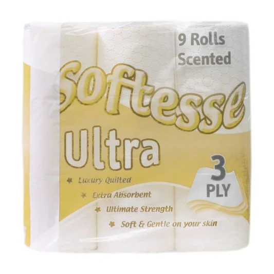Softesse Toilet Rolls 9Pk 3Ply Lemon 1X9